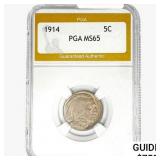 1914 Buffalo Nickel PGA MS65