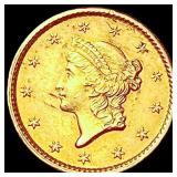 1853 Rare Gold Dollar NEARLY UNCIRCULATED
