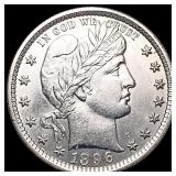 1896 Barber Quarter CHOICE BU