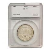 1936 York Half Dollar SEGS MS67+