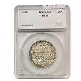 1936 Wisconsin Half Dollar SEGS MS68