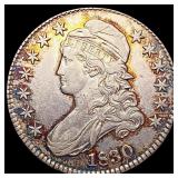 1830 Capped Bust Half Dollar CLOSELY UNCIRCULATED