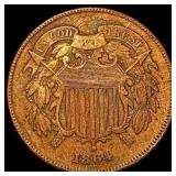 1864 Two Cent Piece CLOSELY UNCIRCULATED