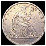 1841-O Seated Liberty Half Dollar NEARLY
