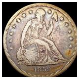 1859-O Seated Liberty Dollar LIGHTLY CIRCULATED