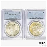 [2]1923 Silver Peace Dollar PCGS MS64