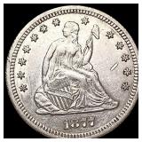 1877-CC Seated Liberty Quarter UNCIRCULATED