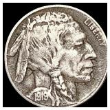 1919-D Buffalo Nickel NEARLY UNCIRCULATED