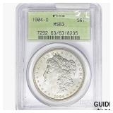 1904-O Morgan Silver Dollar PCGS MS63