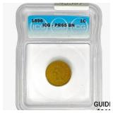 1896 Indian Head Cent ICG PR65 BN