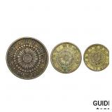 50,20,10 Sen Japan .4161 ASW NEARLY UNCIRCULATED