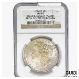1884-O Morgan Silver Dollar NGC MS65 Olathe