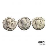 [3] Hadrian 117-138 AD Denarius LIGHTLY CIRCULATE