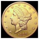 1900-S $20 Gold Double Eagle UNCIRCULATED