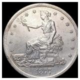 1877-S Silver Trade Dollar CHOICE AU