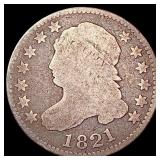1821 Capped Bust Dime NICELY CIRCULATED