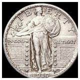 1917 T2 Standing Liberty Quarter CLOSELY
