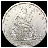 1842 Seated Liberty Half Dollar CLOSELY