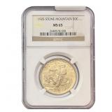 1925 Stone Mountain Half Dollar NGC MS65