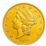 1904 $20 Gold Double Eagle UNCIRCULATED