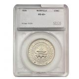 1936 Norfolk Half Dollar SEGS MS68+