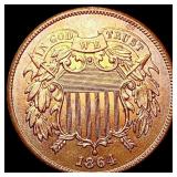 1864 RB Two Cent Piece UNCIRCULATED