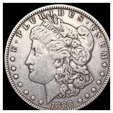 1888-O Hot Lips Morgan Silver Dollar NEARLY