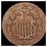 1873 Shield Nickel NICELY CIRCULATED