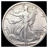 1916-D Walking Liberty Half Dollar CLOSELY