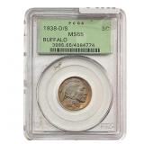 1935-D/S Buffalo Nickel PCGS MS65 OGH