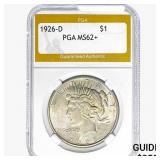 1926-D Morgan Silver Dollar PGA MS62+