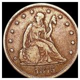 1875-CC Twenty Cent Piece LIGHTLY CIRCULATED