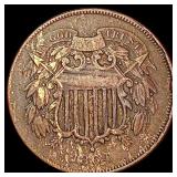 1864 Two Cent Piece CLOSELY UNCIRCULATED