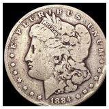 1884-CC Morgan Silver Dollar NICELY CIRCULATED