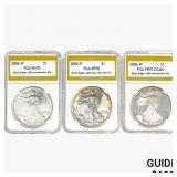 2006-W [3] Silver Eagle 20th Ann. Rev. PR, DCAM,