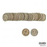 [49 PCS] Silver Dimes Roll