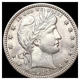 1915 Barber Quarter CHOICE AU