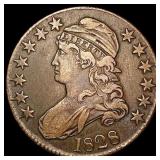 1828 Capped Bust Half Dollar LIGHTLY CIRCULATED