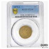 1875-S Twenty Cent Piece PCGS VG10