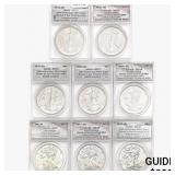[8]2011-S/W Silver Eagle ANACS MS70