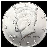 1998-S Kennedy Half Dollar GEM BU