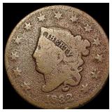 1832 Coronet Head Large Cent NICELY CIRCULATED