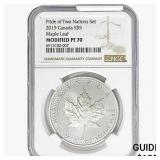 2019 1oz Silver Canada $5 Maple Leaf NGC PF70