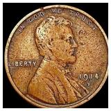 1914-D Wheat Cent LIGHTLY CIRCULATED