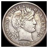 1907-D Barber Dime CLOSELY UNCIRCULATED