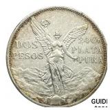 1921Mo Mexico Silver 2 Pesos CLOSELY UNCIRCULATED
