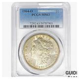 1904-O Morgan Silver Dollar PCGS MS63