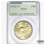 1962-D Franklin Half Dollar PCGS MS64