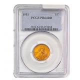 1951 Wheat Cent PCGS PR64 RD