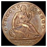 1855-O Seated Liberty Half Dollar LIGHTLY